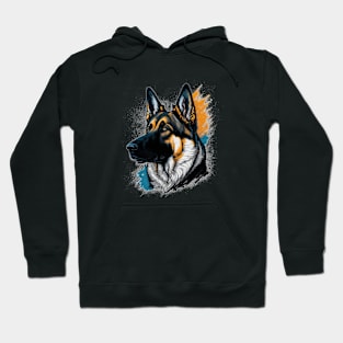 German Shepherd Design Hoodie